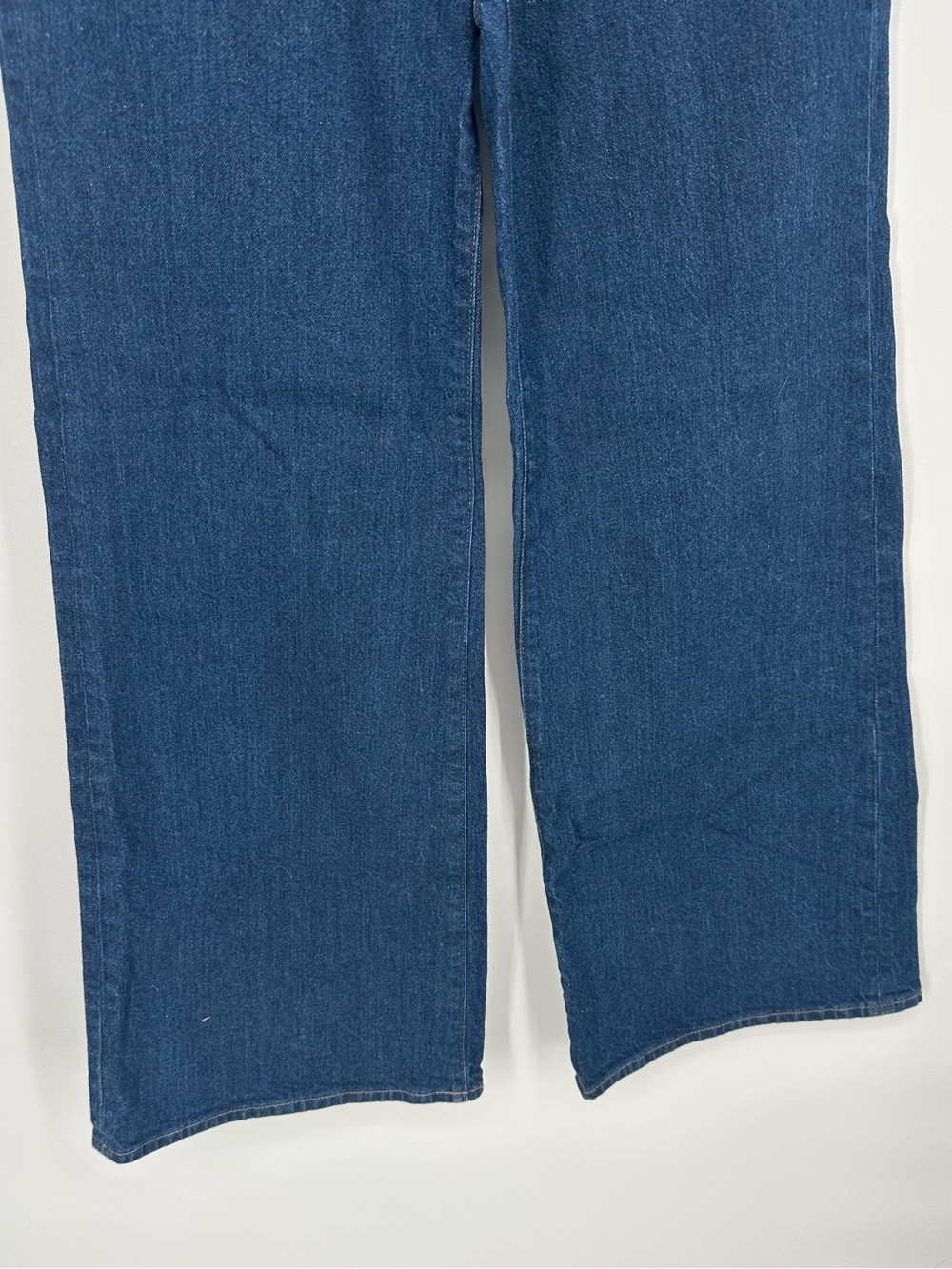 J. Crew Denim Trouser Wide Leg Jean Size 27 Rinse Wash High Ride Semi-Stretch - Picture 5 of 12